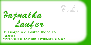 hajnalka laufer business card